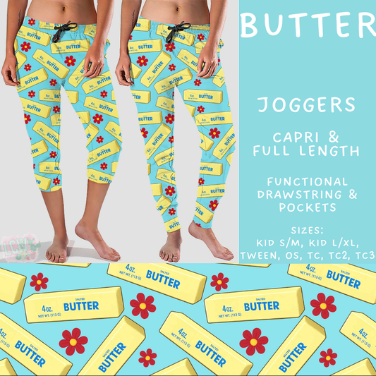 Batch #538 - Fun Run 23 - Closes 6/3 - ETA early August - Butter Full and Capri Length Joggers