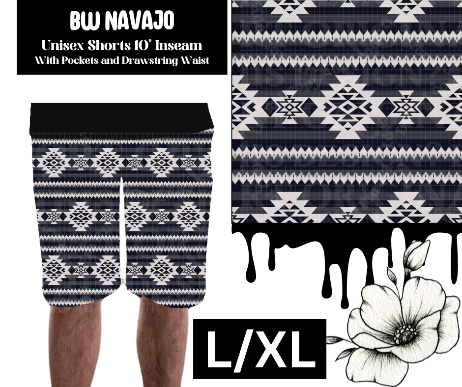 BW Navajo Unisex Shorts