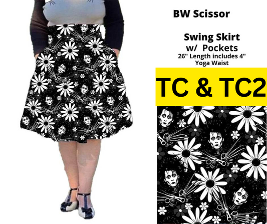 BW Scissor Swing Skirt