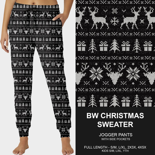 B255 - Preorder BW Christmas Sweater Joggers (Closes 10/12. ETA early Dec.)