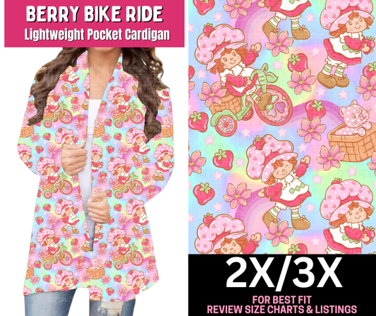 Berry Bike Ride Pocket Cardigan