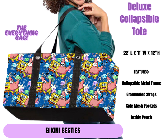 Preorder! Closes 5/19. ETA August. Bikini Besties Collapsible Tote