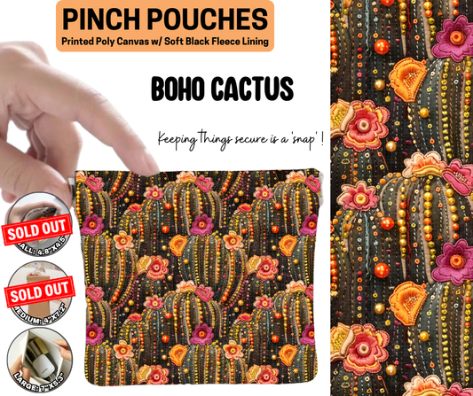 Boho Cactus Pinch Pouches