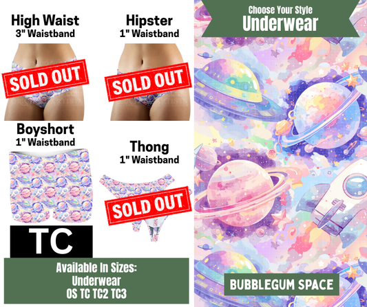 Bubblegum Space Boyshort Underwear