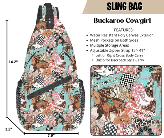 Buckaroo Cowgirl Sling Bag