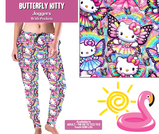 Preorder! Closes 5/6. ETA August. Butterfly Kitty Joggers