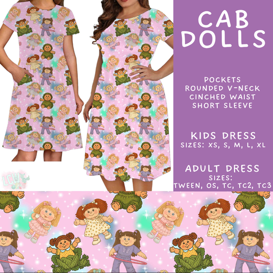 Batch #607 - Fun Run 28 - Closes 11/2 - ETA early Jan - Cab Dolls Adult & Kids Dresses