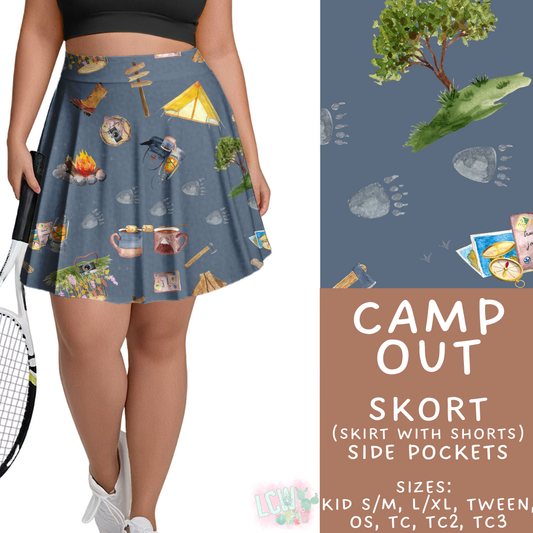 Batch #468 - Fun Run 18 - Closes 12/26 - ETA late Feb - Camp Out Skort