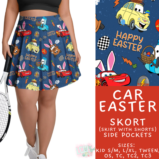 Batch #477 - Magical Character Easter - Closes 1/12 ETA - Early March - Car Easter Skort