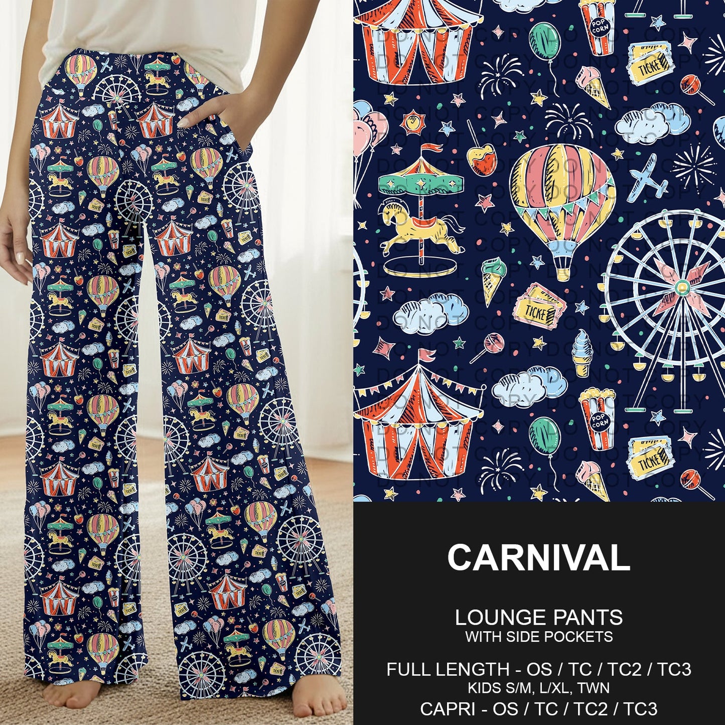 B286 - Preorder Carnival Lounge Pants (Closes 4/19. ETA: late June)
