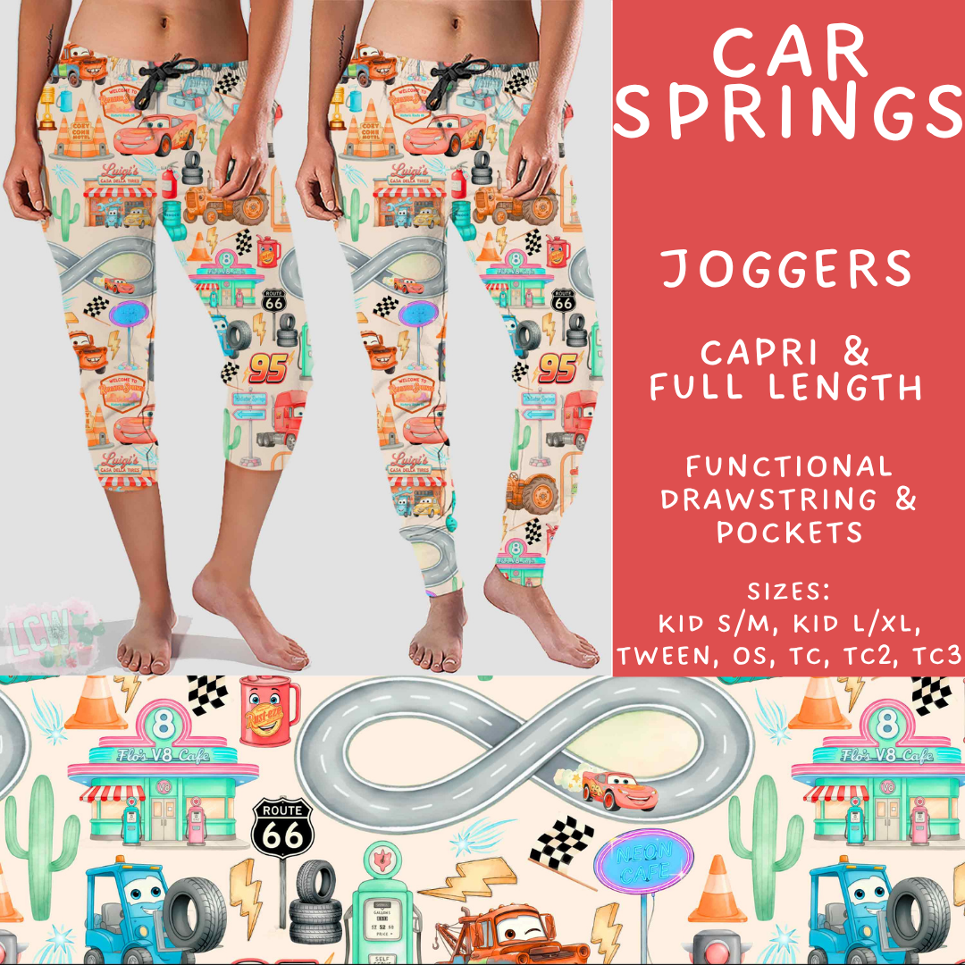 Batch #552 - Magical Faves 22 - Closes 7/6 - ETA early Sept - Car Springs Full and Capri Length Joggers