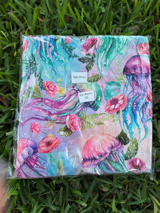 Ready To Ship - Floral Jelly Capri OS
