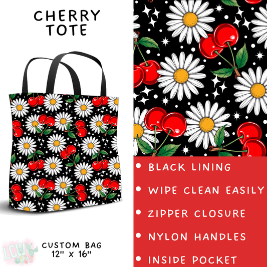 Batch #411 - July Request Run - Closes 9/11 - ETA late October - Cherry Tote
