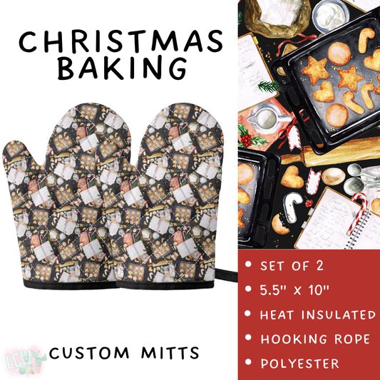 Batch #416 - Baking Spirits Bright 2 - Closes 9/19 - ETA early Nov - Christmas Baking Oven Mitts