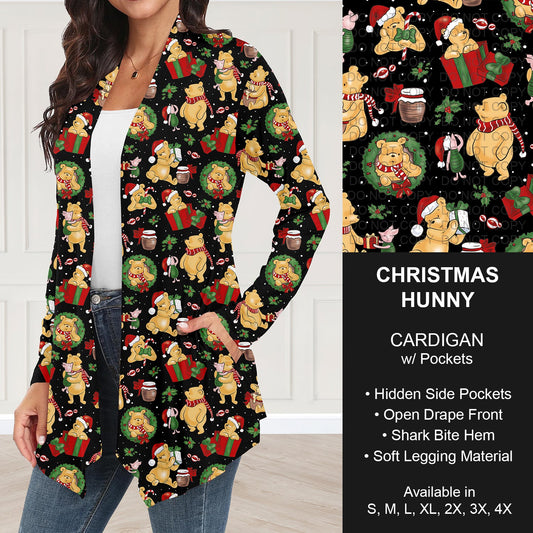 B253 - Preorder Christmas Hunny Cardigan w/ Pockets (Closes 9/28. ETA: late Nov.)