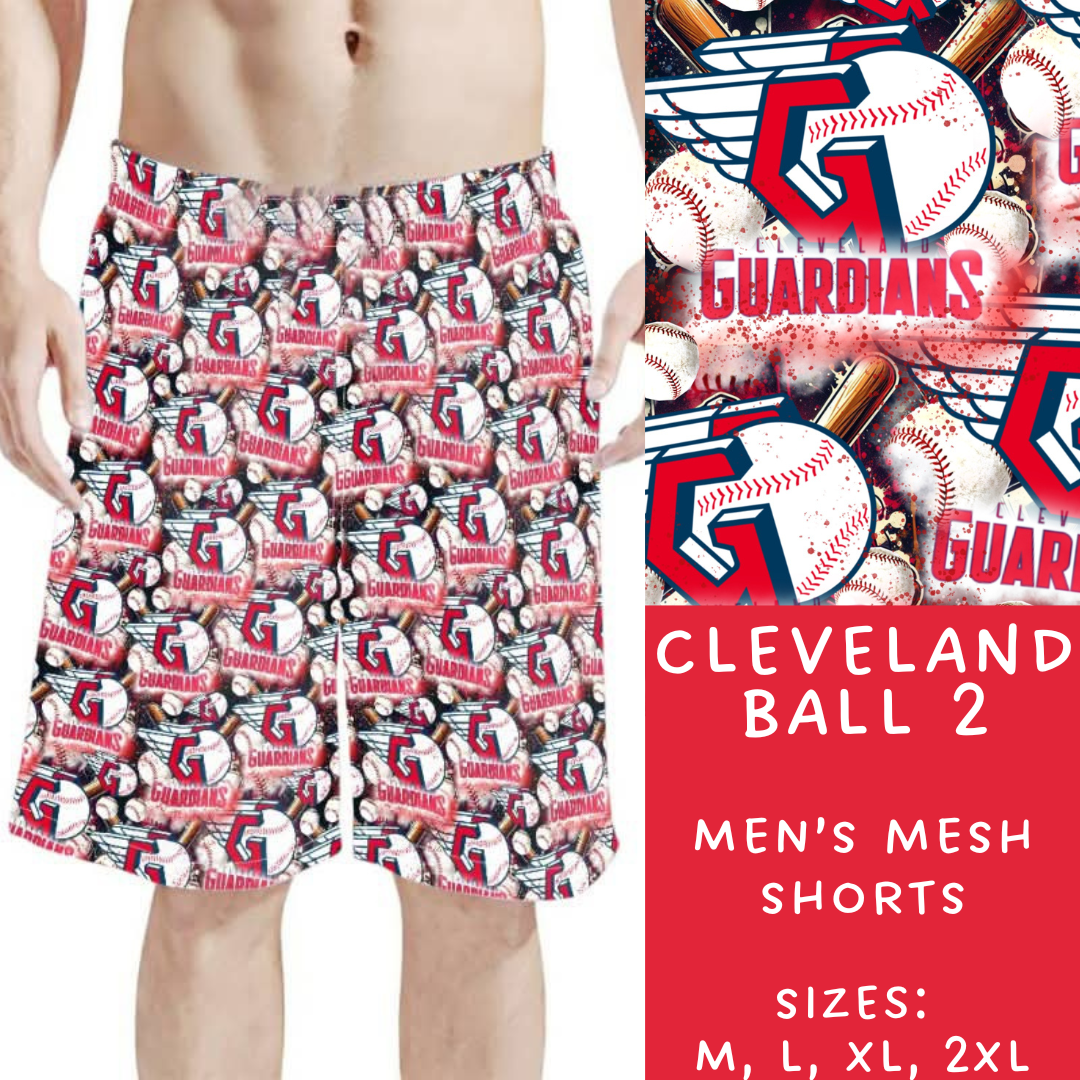 Batch #498 - Strike Out 3 - Closes 3/2 - ETA early May - Cleveland Ball 2 Men's Shorts