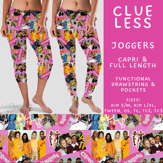 Batch #502 - Show Time - Closes 3/11 - ETA mid May - Clue Less Full and Capri Length Joggers