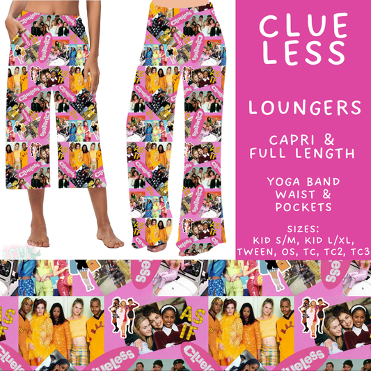Batch #502 - Show Time - Closes 3/11 - ETA mid May - Clue Less Capri and Full Length Loungers