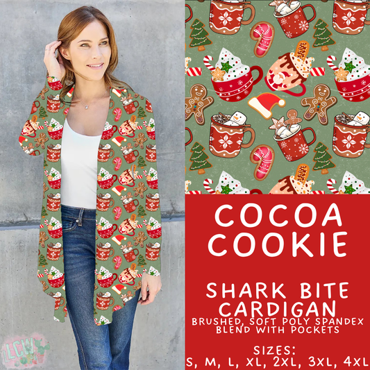 Batch #424 - Jingle All The Way - Closes 10/3 - ETA mid/late Nov - Cocoa Cookie Cardigan