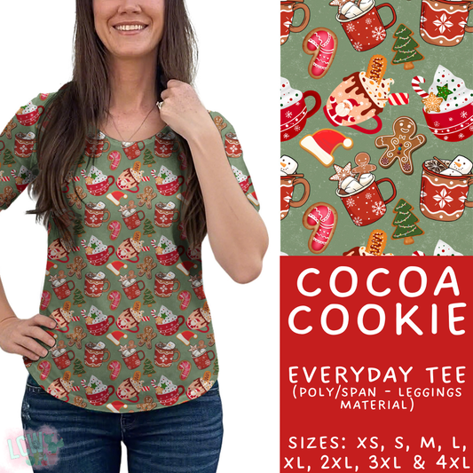 Batch #424 - Jingle All The Way - Closes 10/3 - ETA mid/late Nov - Cocoa Cookie Everyday Tee