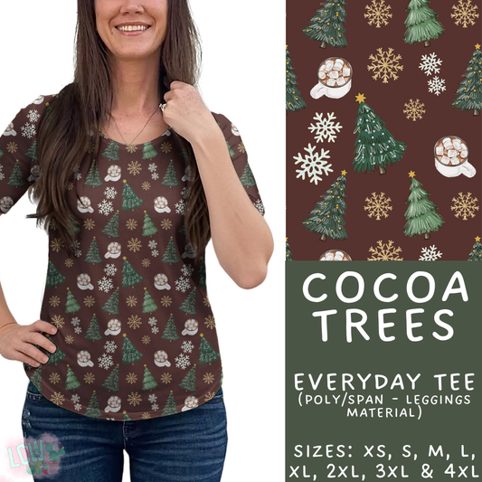Batch #424 - Jingle All The Way - Closes 10/3 - ETA mid/late Nov - Cocoa Trees Everyday Tee