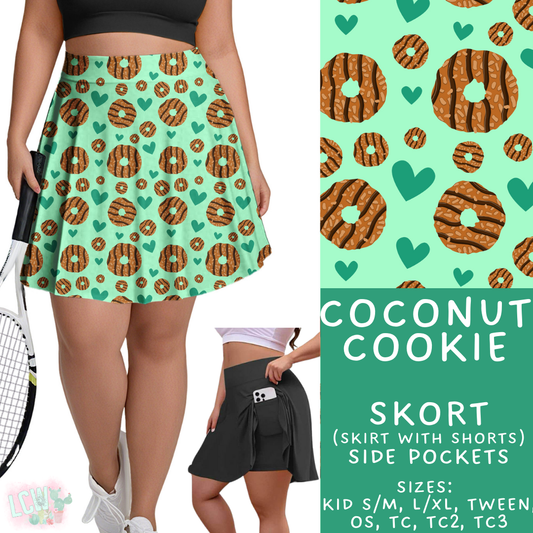 Batch #429 - Cookie Dealer 3 - Closes 10/13 - ETA late Nov - Coconut Cookie Skort