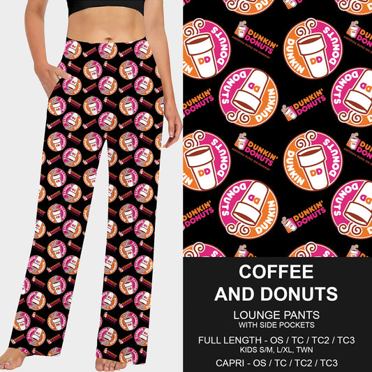 B150 - Preorder Coffee and Donuts Lounge Pants (Closes 5/05. ETA: mid July)