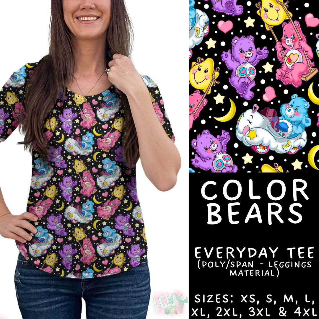 Batch #454 - Cool Characters 10 - Closes 11/26 - ETA mid Jan - Color Bears Everyday Tee