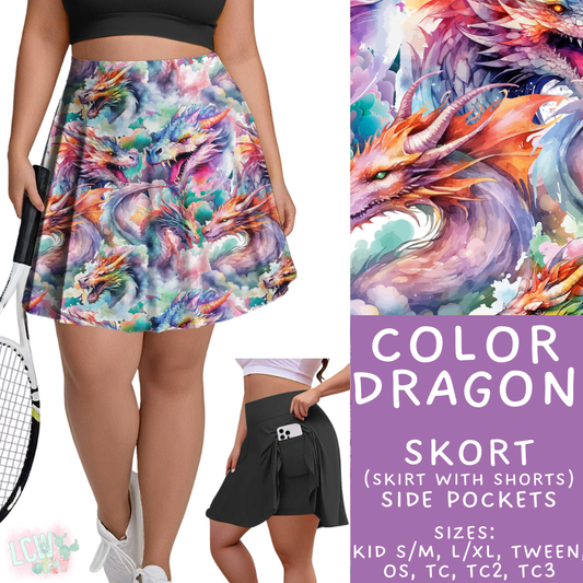 Batch #421 - Fun Run 15 - Closes 9/29 - ETA mid/late Nov - Color Dragon Skort