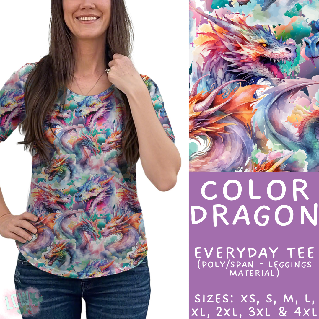 Batch #421 - Fun Run 15 - Closes 9/29 - ETA mid/late Nov - Color Dragon Everyday Tee