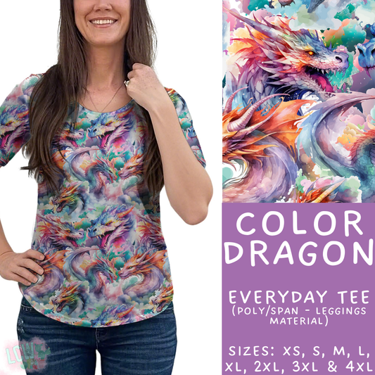 Batch #421 - Fun Run 15 - Closes 9/29 - ETA mid/late Nov - Color Dragon Everyday Tee