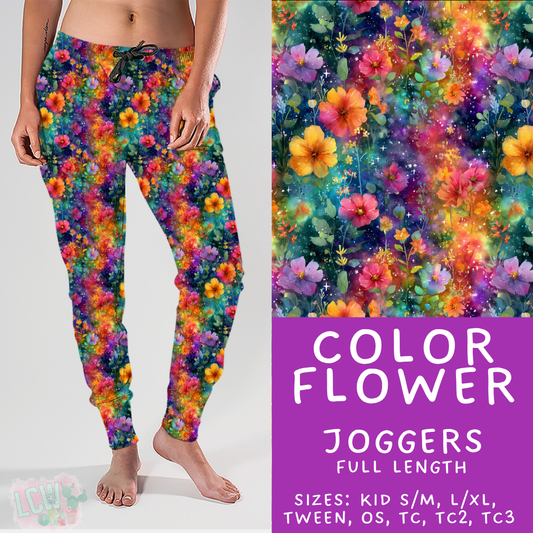 Batch #445 - Fun Run 16 - Closed 11/10 - ETA late Dec - Color Flower Joggers