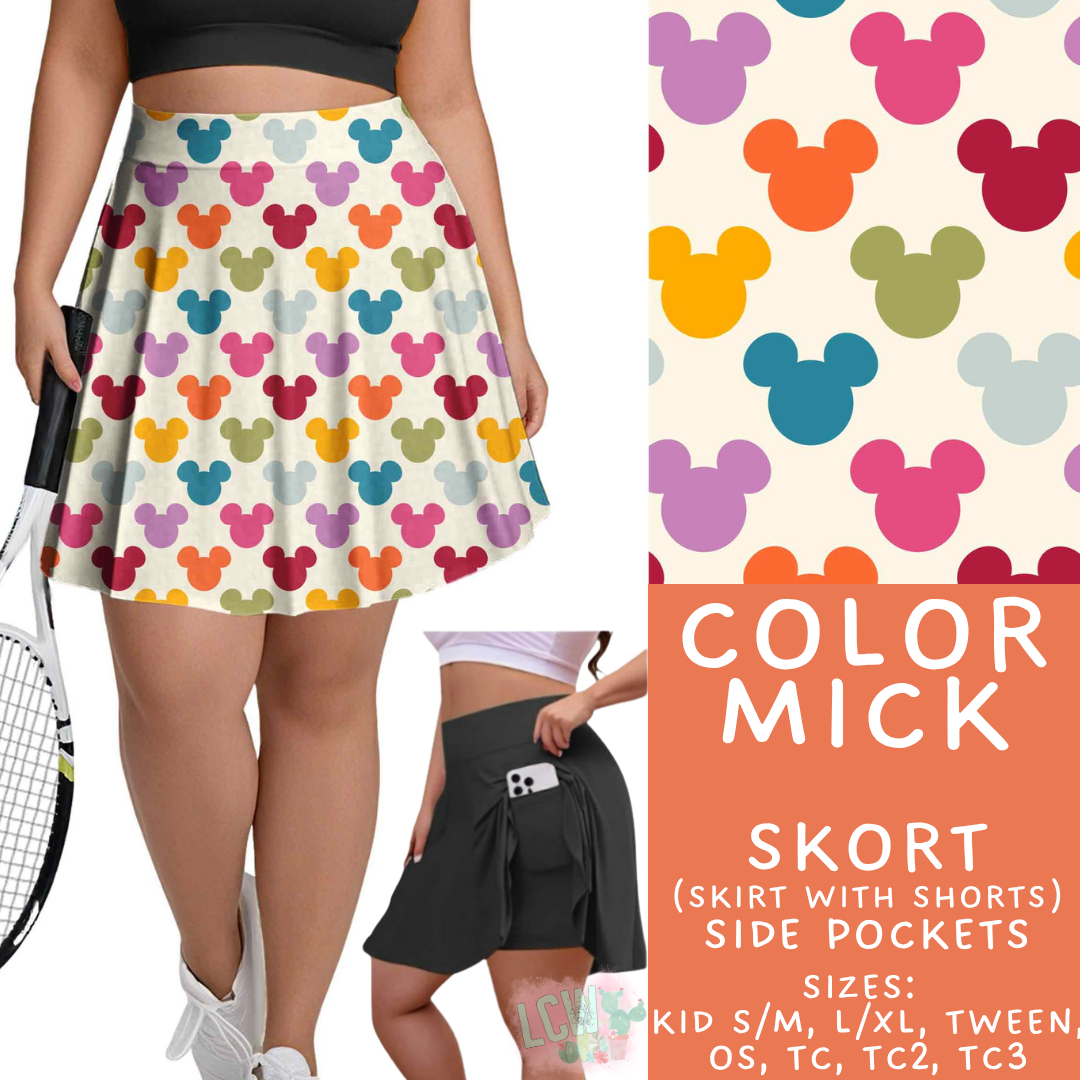 Batch #541 - Magical Faves 21 - Closes 6/10 - ETA mid August - Color Mick Skort