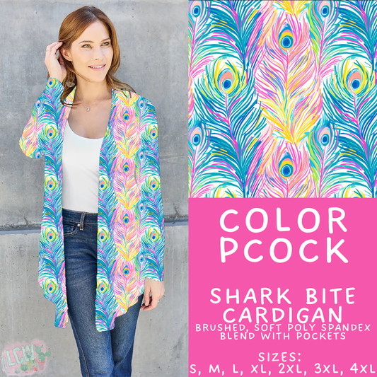 Batch #421 - Fun Run 15 - Closes 9/29 - ETA mid/late Nov - Color Pcock Cardigan
