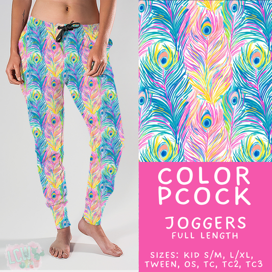 Batch #421 - Fun Run 15 - Closes 9/29 - ETA mid/late Nov - Color Pcock Joggers