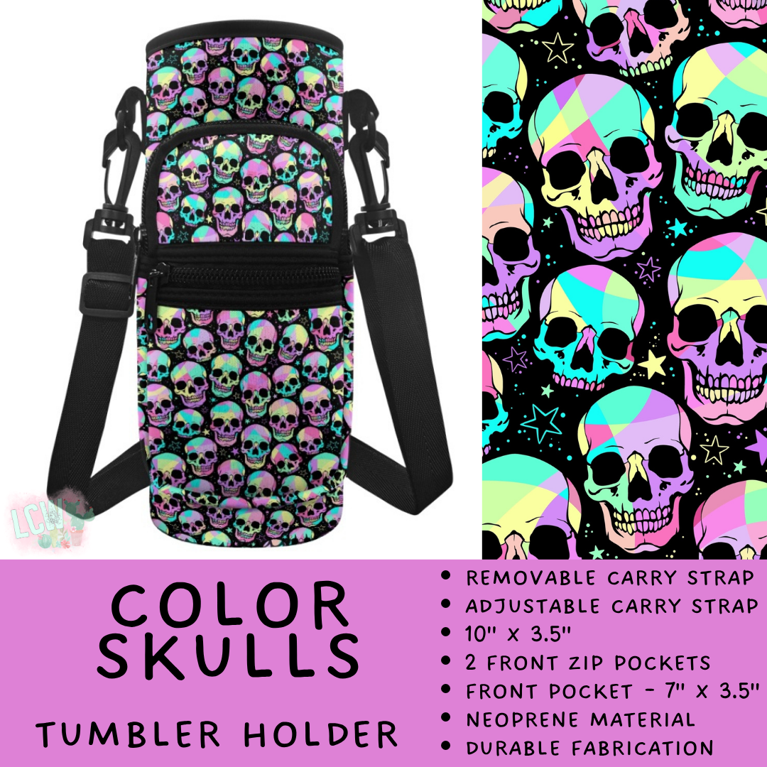 Batch #551 - Tumbler Holder 2 - Closes 7/3 - ETA early Sept - Color Skulls Tumbler Holder