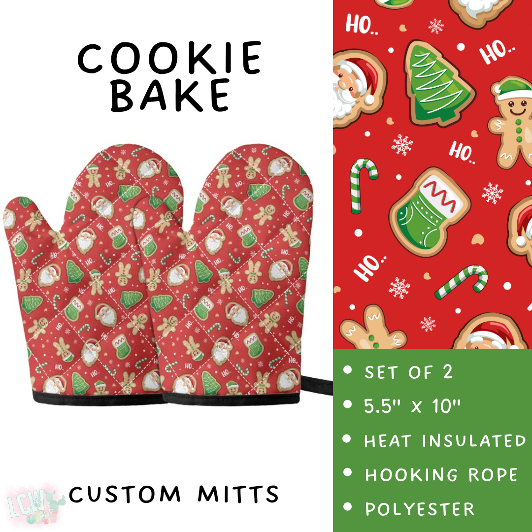 Batch #416 - Baking Spirits Bright 2 - Closes 9/19 - ETA early Nov - Cookie Bake Oven Mitts