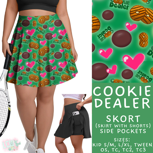 Batch #429 - Cookie Dealer 3 - Closes 10/13 - ETA late Nov - Cookie Dealer Skort