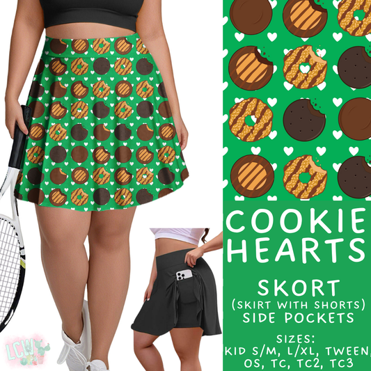 Batch #429 - Cookie Dealer 3 - Closes 10/13 - ETA late Nov - Cookie Hearts Skort