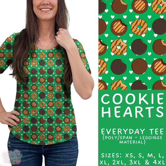 Batch #429 - Cookie Dealer 3 - Closes 10/13 - ETA late Nov - Cookie Hearts Everyday Tee