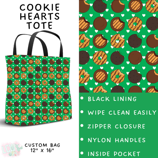 Batch #429 - Cookie Dealer 3 - Closes 10/13 - ETA late Nov - Cookie Hearts Tote