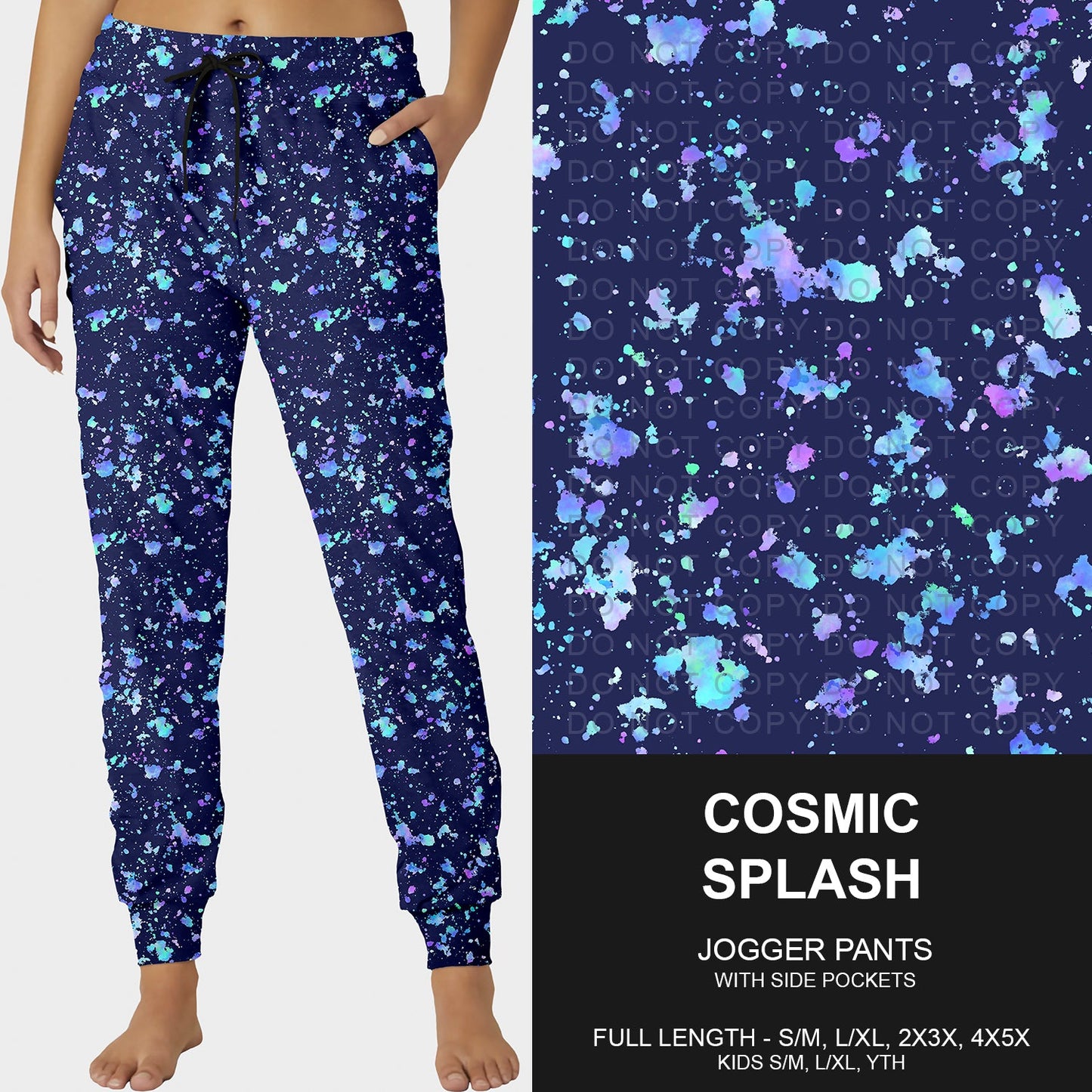B257 - Preorder Cosmic Splash Joggers (Closes 10/26. ETA late Dec.)
