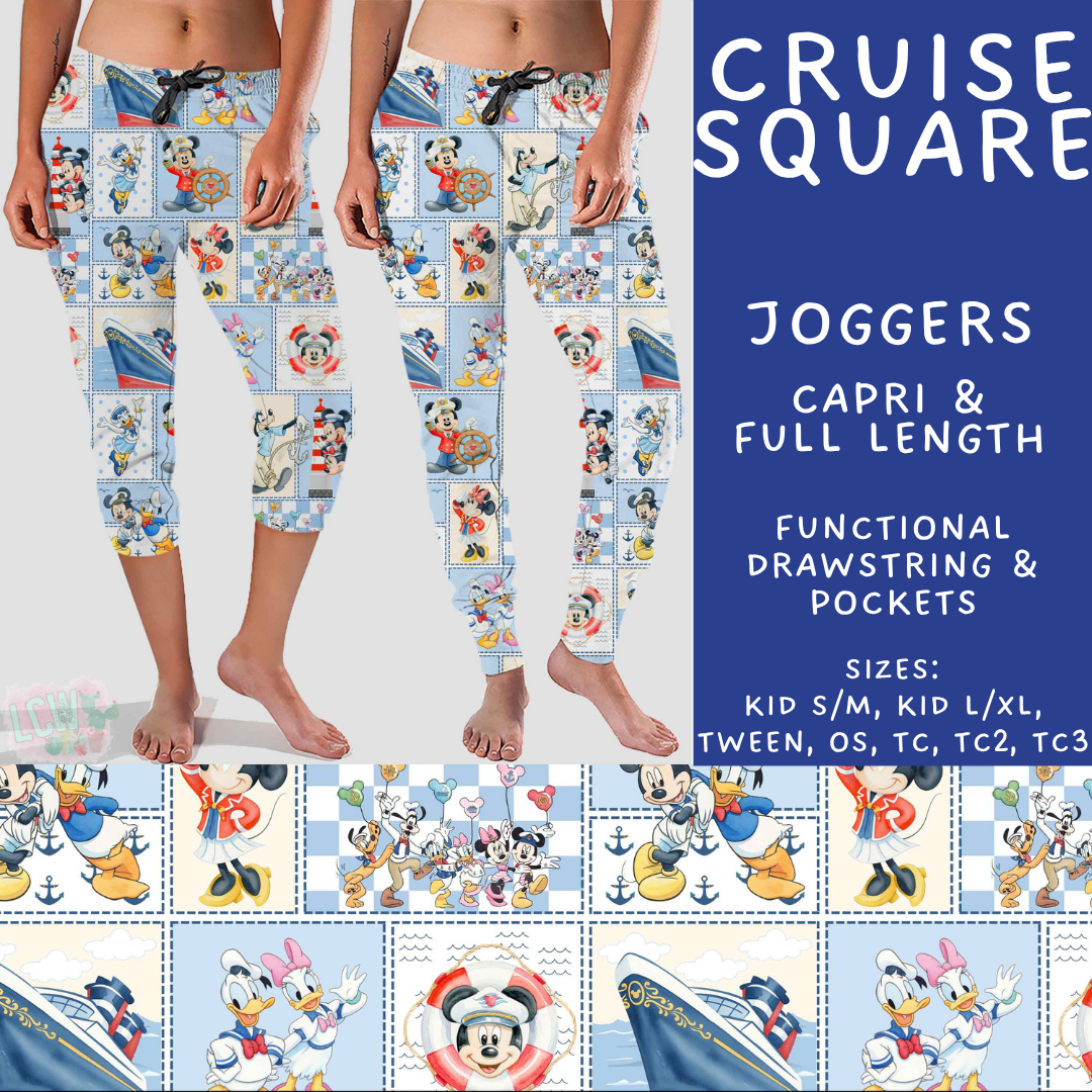 Batch #541 - Magical Faves 21 - Closes 6/10 - ETA mid August - Cruise Square Full and Capri Length Joggers