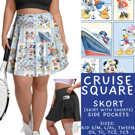 Batch #541 - Magical Faves 21 - Closes 6/10 - ETA mid August - Cruise Square Skort