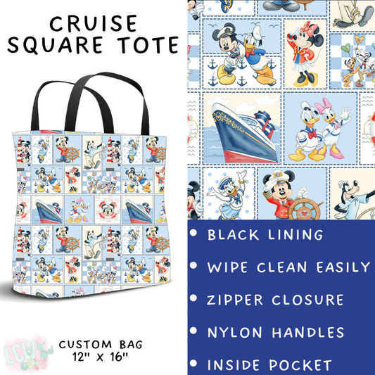 Batch #541 - Magical Faves 21 - Closes 6/10 - ETA mid August - Cruise Square Tote