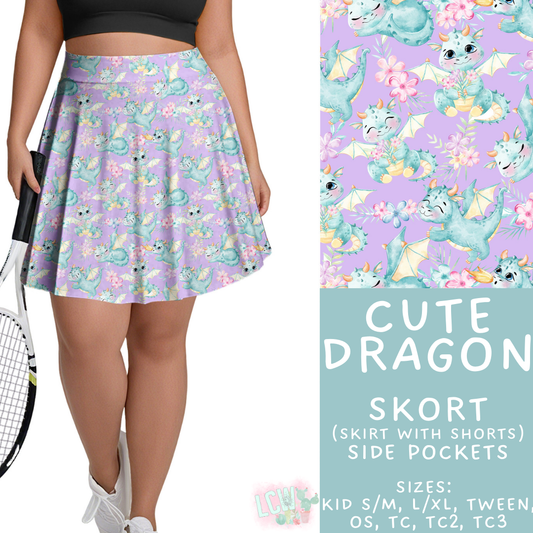 Batch #471 - November Request Run - Closes 1/2 - ETA late Feb - Cute Dragon Skort
