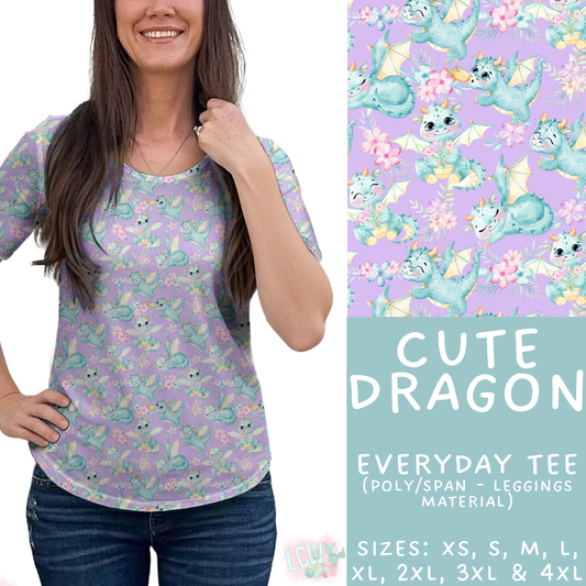 Batch #471 - November Request Run - Closes 1/2 - ETA late Feb - Cute Dragon Everyday Tee