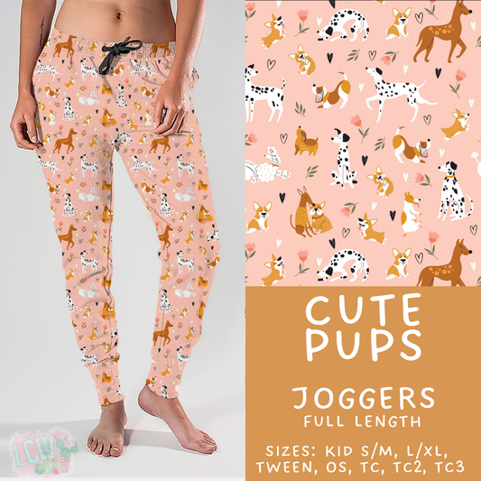 Batch #408 - Fun Run 14 - Closes 9/5 - ETA mid/late October - Cute Pups Joggers