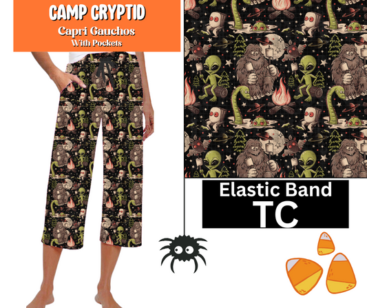 Camp Cryptid Capri Gauchos