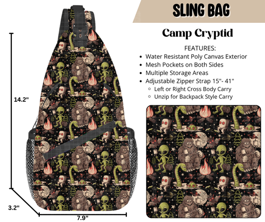 Camp Cryptid Sling Bag